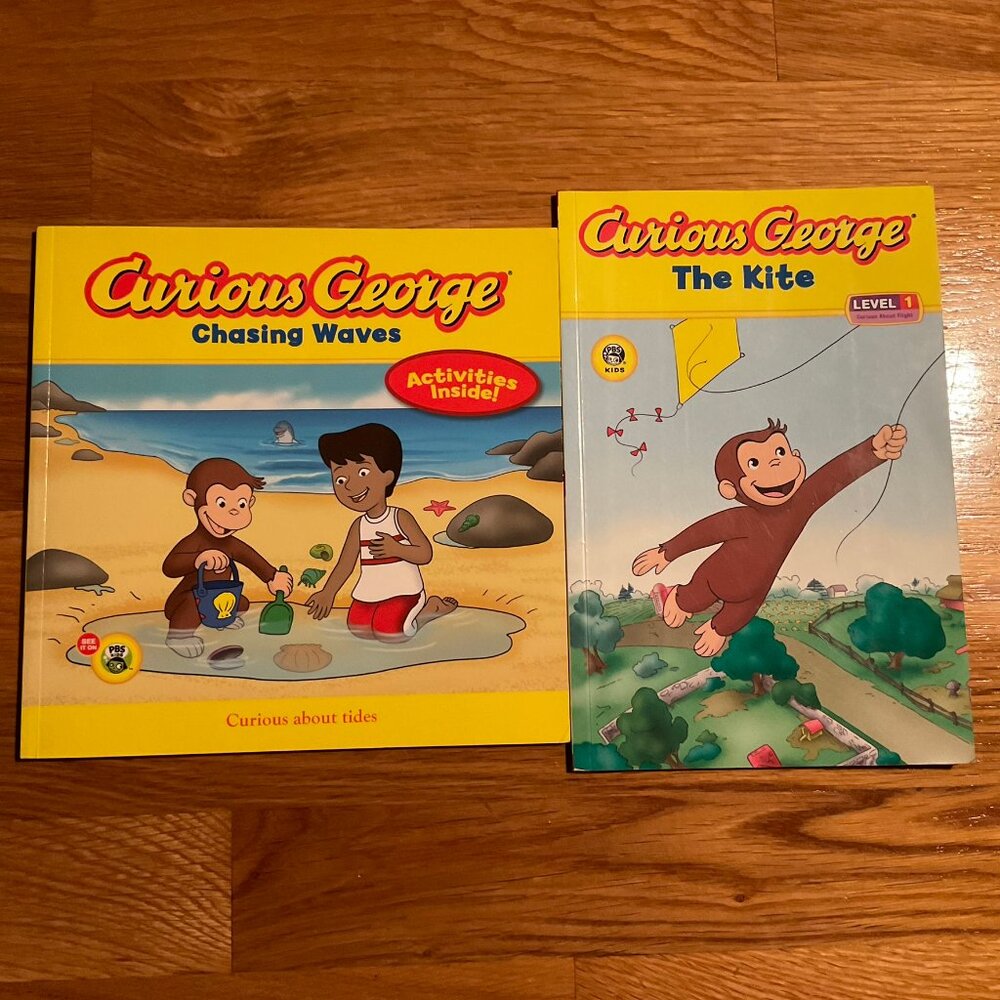 Lot of 2 Curious George picture books